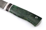 Нож Рысь (ХВ5-Алмазка, черный граб, карельская береза зеленая) - Нож Рысь (ХВ5-Алмазка, черный граб, карельская береза зеленая)