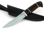 Нож Судак большой (х12МФ, чёрный граб) - Нож Судак большой (х12МФ, чёрный граб)