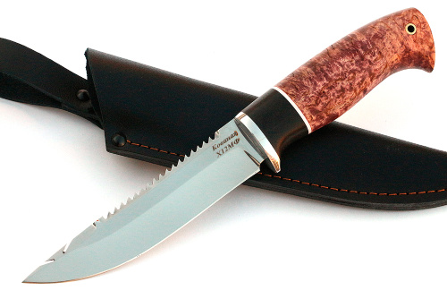 Нож Судак большой (х12МФ, карельская берёза) 