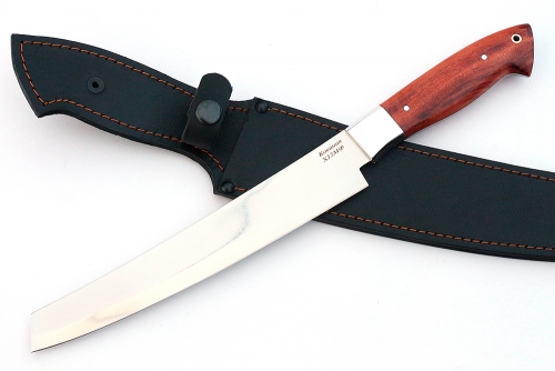 Нож Шеф-повар №2 (х12МФ, цельнометаллический; рукоять - бубинга) 