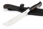 Нож Узбек-2 (х12МФ, шишка в акриле черная) - Нож Узбек-2 (х12МФ, шишка в акриле черная)