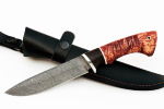 Нож Скат (дамаск, карельская берёза) - Нож Скат (дамаск, карельская берёза)