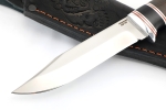 Нож Лиса (95Х18, вставка черный граб, ясень термоциклированный) - Нож Лиса (95Х18, вставка черный граб, ясень термоциклированный)