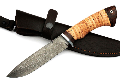 Нож Скат (ХВ5-Алмазка, береста) 