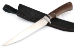 Нож Филейный средний (95х18, вставка черный граб, ясень термоциклированный) - Нож Филейный средний (95х18, вставка черный граб, ясень термоциклированный)