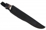 Нож Викинг (булат, рог лося - стабилизированная карельская берёза), выжигание на кости - Нож Викинг (булат, рог лося - стабилизированная карельская берёза), выжигание на кости