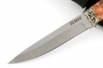 Нож Пантера (порошковая сталь Elmax, карельская береза - мельхиор) распродажа - Нож Пантера (порошковая сталь Elmax, карельская береза - мельхиор) распродажа