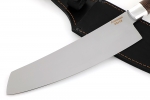 Нож Шеф-повар №1 (95х18, цельнометаллический; рукоять - венге) спуски от обуха - Нож Шеф-повар №1 (95х18, цельнометаллический; рукоять - венге) спуски от обуха