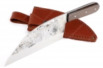 Сербский нож (х12МФ, венге) цельнометаллический - Сербский поварской нож