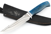 Нож Судак большой (х12МФ-долы, карельская береза синяя)