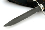 Нож Классика (булат, чёрный граб - мельхиор) - Нож Классика (булат, чёрный граб - мельхиор)