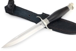 Нож Классика (кованая 95Х18, чёрный граб - мельхиор) - Нож Классика (кованая 95Х18, чёрный граб - мельхиор)