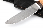 Нож Рысь (К340, рукоять береста) - Клинок охотничьего ножа Рысь из стали К340
