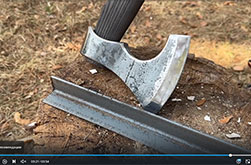 Кованый топор ручной работы