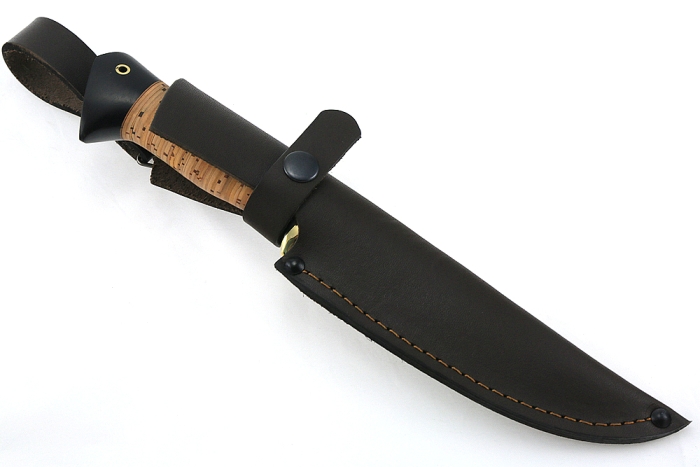 Нож Флагман (порошковая сталь Elmax, береста)