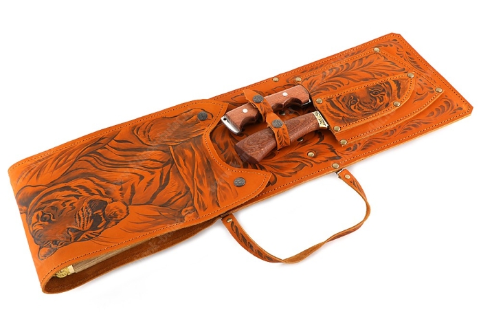 Шашлычница рыжая (шампура дерево-литьё), ручная художественная роспись