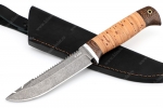 Нож Судак малый (К340, рукоять береста) - Рыболовный нож из стали К340