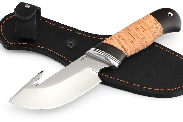 Нож Потрошитель (AUS8, береста)