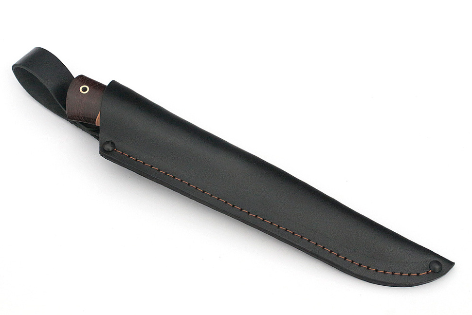 Нож Зубатка-2 (дамаск, береста)