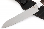 Нож Шеф-повар №12 (95х18, цельнометаллический; рукоять дюраль - венге) - Нож Шеф-повар №12 (95х18, цельнометаллический; рукоять дюраль - венге)