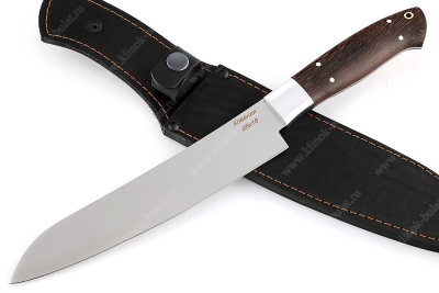 Нож Шеф-повар №12 (95х18, цельнометаллический; рукоять дюраль - венге)