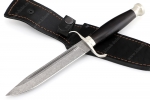 Нож Классика (К340, чёрный граб - мельхиор) - Нож Классика фото