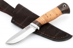 Нож Соболёк (х12МФ, береста) - Маленький охотничий нож Соболёк
