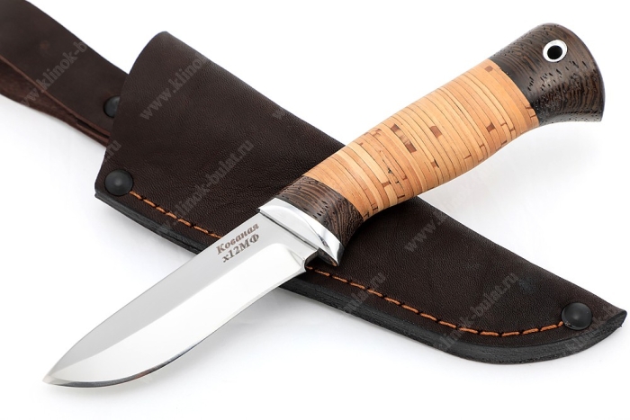 Нож Соболёк (х12МФ, береста)