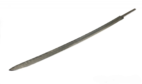 Клинок для сабли №1 (дамасская сталь, дол+камень)
