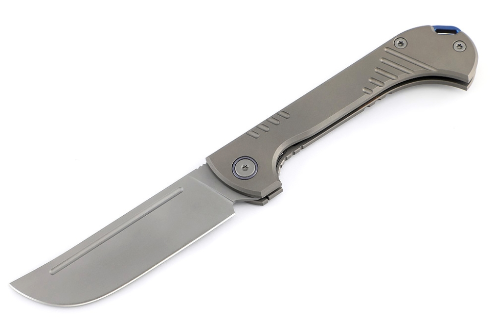 Нож складной Узбекский Пчак сталь N690 рукоять титан