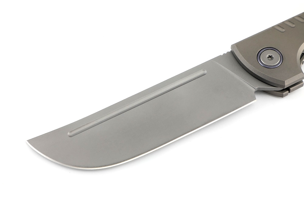 Нож складной Узбекский Пчак сталь N690 рукоять титан