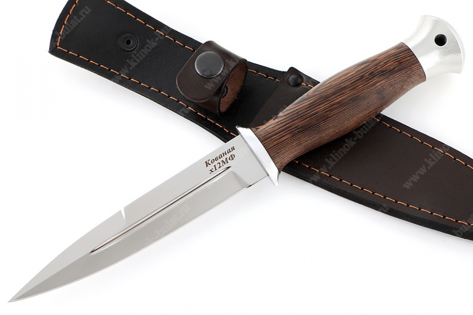 Нож Перо (х12МФ, венге - дюраль)