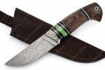 Нож Барсук (К340, рукоять венге, вставка акрил, больстер мельхиор) - Ножи из стали К340