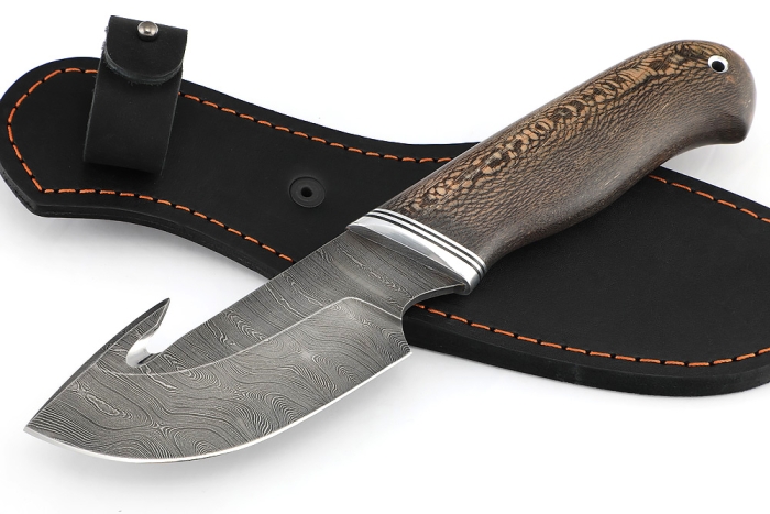 Нож Потрошитель (дамаск, платан)