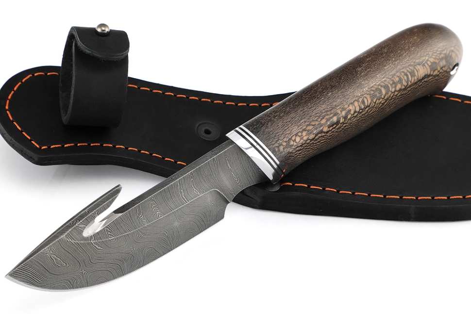 Нож Потрошитель (дамаск, платан)