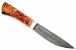 Нож Якутский малый (булат, карельская берёза) - Нож Якутский малый (булат, карельская берёза)