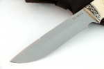 Нож Флагман (порошковая сталь Elmax, рог лося- мельхиор) резьба ручной работы - Нож Флагман (порошковая сталь Elmax, рог лося- мельхиор) резьба ручной работы