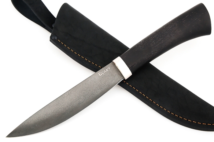 Нож Северный большой (булат, чёрный граб)