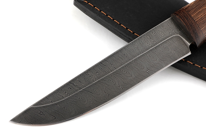  Нож Стрела (дамаск, венге) гарда из дерева