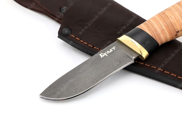 Нож Соболёк (Булат, береста)