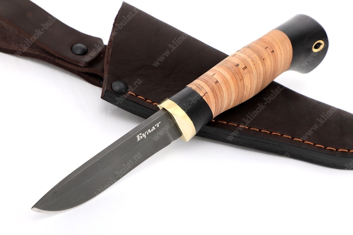 Нож Соболёк (Булат, береста)