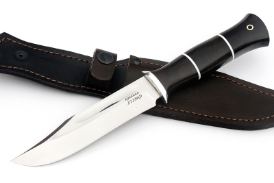 Нож Атака (х12МФ, чёрный граб)