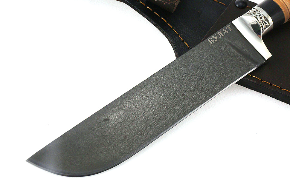 Нож Узбек (булат, береста)