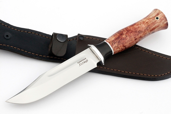 Нож Атака (х12МФ, карельская берёза)