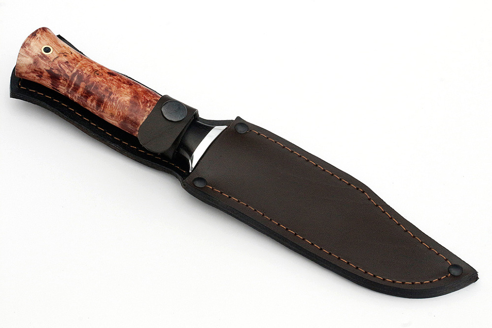 Нож Атака (х12МФ, карельская берёза)