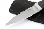 Нож Скин-Ду (х12МФ, чёрный граб - дюраль)  - Шотландский национальный нож