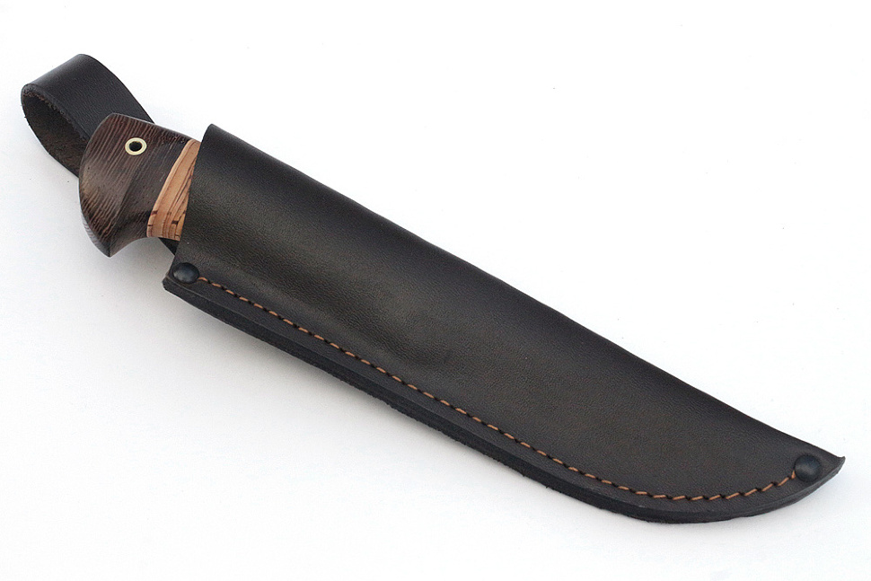 Нож Барсук (х12МФ, береста)
