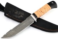 Нож Судак большой (ХВ5-Алмазка, береста)