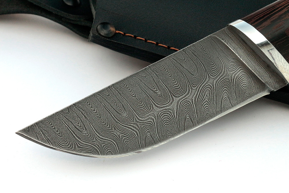 Нож Барсук (дамаск, венге)