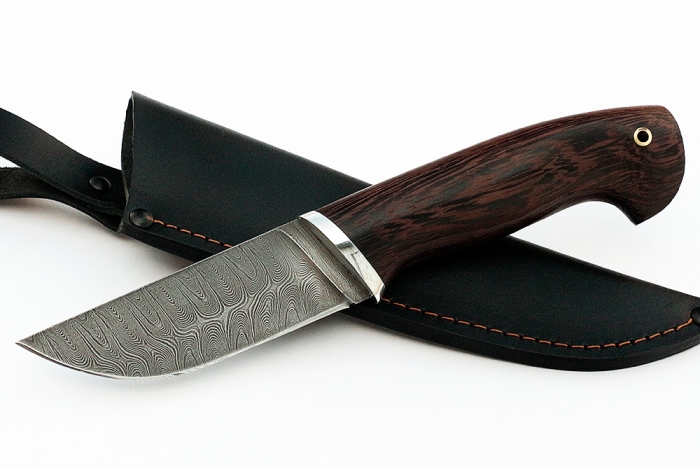Нож Барсук (дамаск, венге)